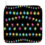 Colorful Christmas Lights Print Hand Towel