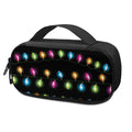 Colorful Christmas Lights Print Portable Cooler Travel Case