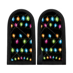 Colorful Christmas Lights Print Skillet Handle Cover