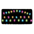 Colorful Christmas Lights Print Towel