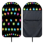 Colorful Christmas Lights Print Waterproof Car Seat Cover