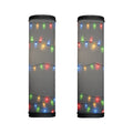 Colorful Christmas String Lights Print Handle Covers