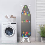Colorful Christmas String Lights Print Ironing Board Cover