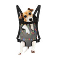 Colorful Christmas String Lights Print Pet Carrier Backpack