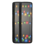 Colorful Christmas String Lights Print Refrigerator Handle Covers
