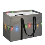 Colorful Christmas String Lights Print Utility Tote Bag