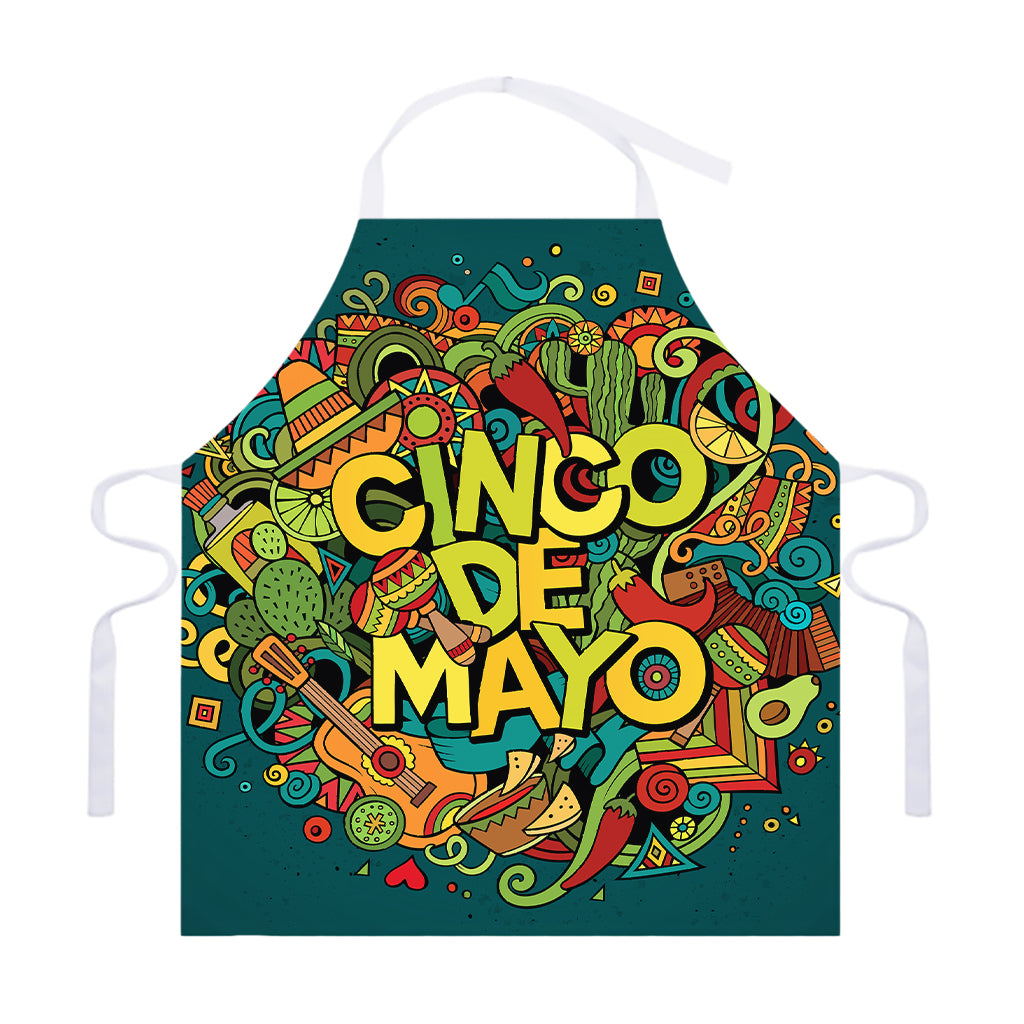 Colorful Cinco de Mayo Print Adjustable Apron