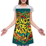 Colorful Cinco de Mayo Print Adjustable Apron