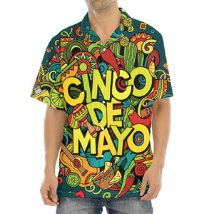 Colorful Cinco de Mayo Print Aloha Shirt