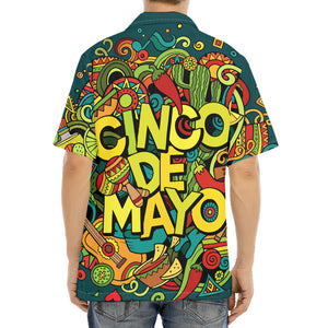 Colorful Cinco de Mayo Print Aloha Shirt