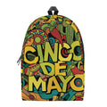 Colorful Cinco de Mayo Print School Backpack