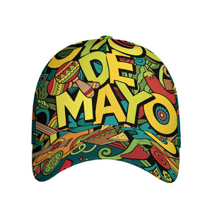 Colorful Cinco de Mayo Print Baseball Cap