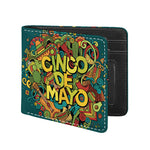 Colorful Cinco de Mayo Print Bifold Wallet