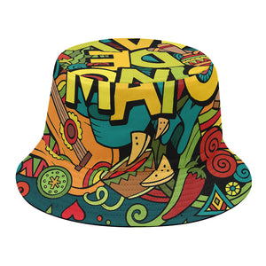 Colorful Cinco de Mayo Print Bucket Hat