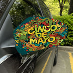 Colorful Cinco de Mayo Print Car Side Mirror Covers