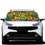 Colorful Cinco de Mayo Print Car Windshield Snow Cover