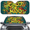 Colorful Cinco de Mayo Print Car Windshield Sun Shade