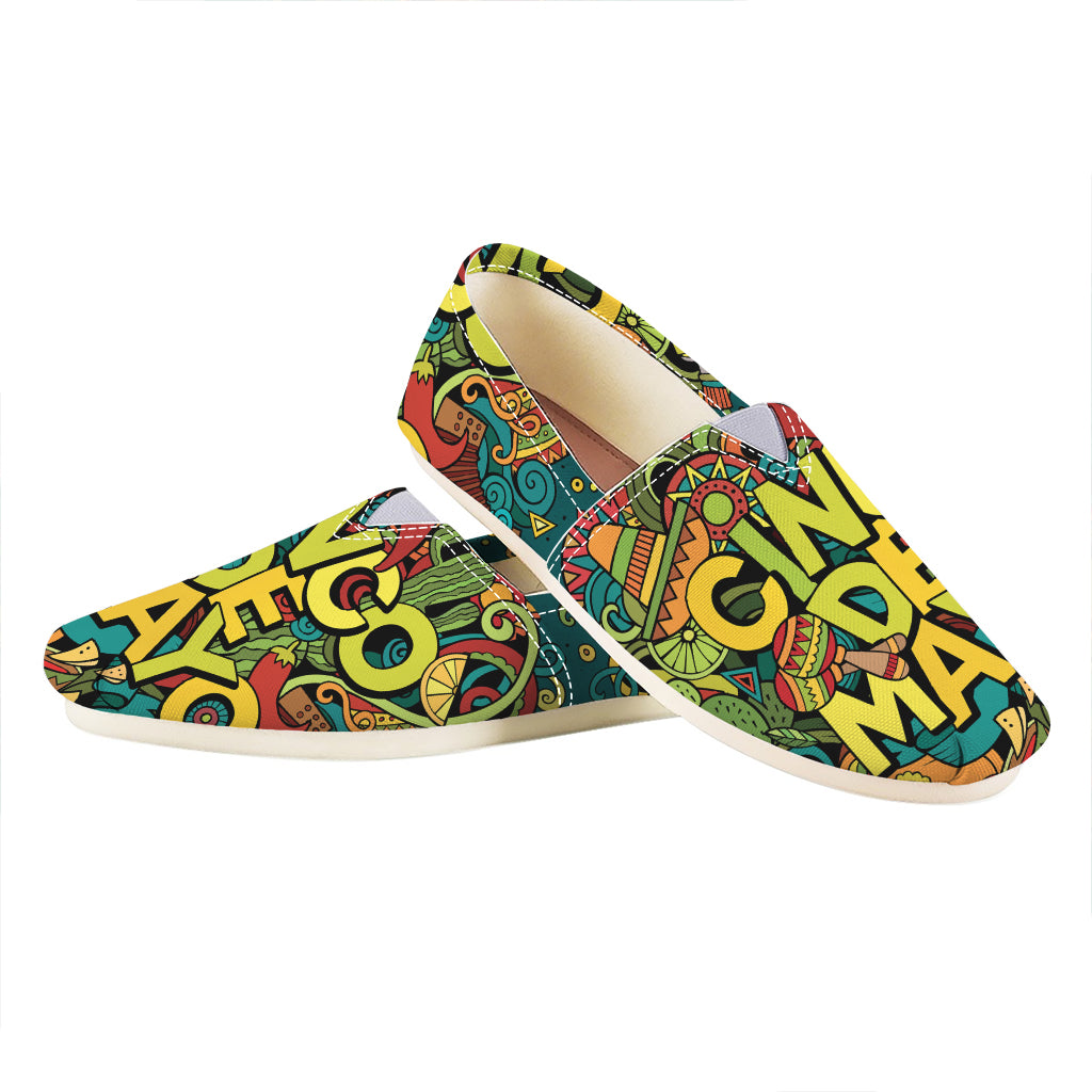 Colorful Cinco de Mayo Print Casual Shoes