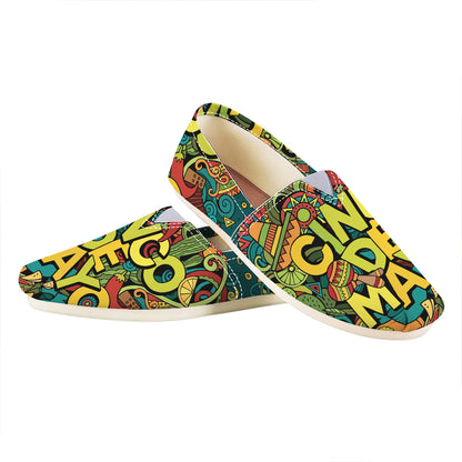 Colorful Cinco de Mayo Print Casual Shoes