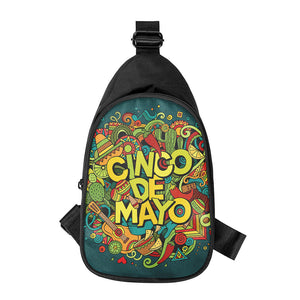 Colorful Cinco de Mayo Print Chest Bag