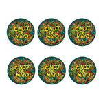 Colorful Cinco de Mayo Print Coaster Set