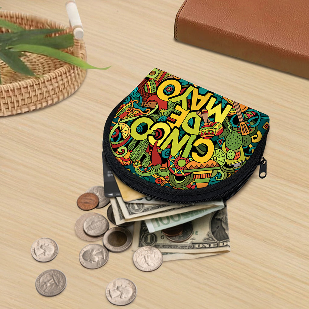 Colorful Cinco de Mayo Print Coin Purse