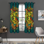 Colorful Cinco de Mayo Print Curtain