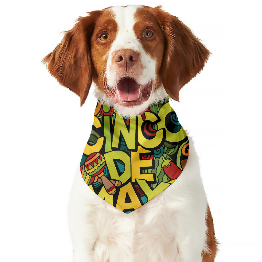 Colorful Cinco de Mayo Print Dog Bandana