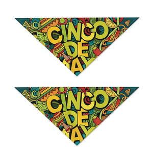 Colorful Cinco de Mayo Print Dog Bandana