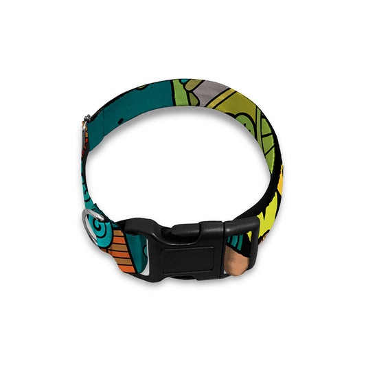 Colorful Cinco de Mayo Print Dog Collar