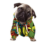 Colorful Cinco de Mayo Print Dog Zip Up Hoodie