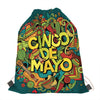 Colorful Cinco de Mayo Print Drawstring Bag