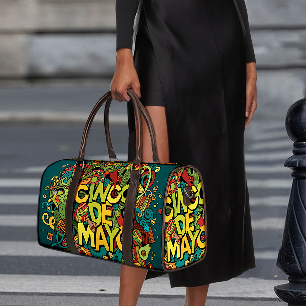 Colorful Cinco de Mayo Print Duffle Bag