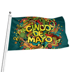 Colorful Cinco de Mayo Print Flag