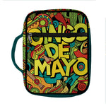 Colorful Cinco de Mayo Print Front Pocket Bible Bag