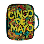 Colorful Cinco de Mayo Print Front Pocket Bible Bag