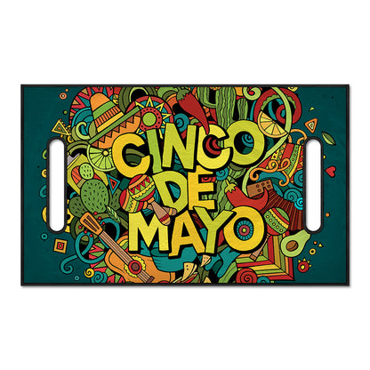 Colorful Cinco de Mayo Print Golf Cart Seat Cover