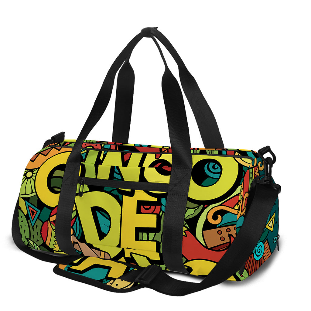 Colorful Cinco de Mayo Print Gym Bag