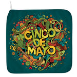 Colorful Cinco de Mayo Print Hand Towel