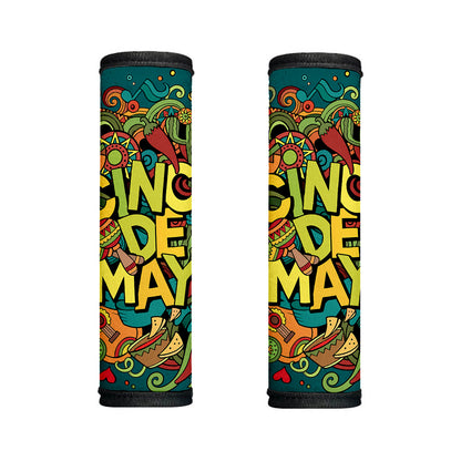 Colorful Cinco de Mayo Print Handle Covers