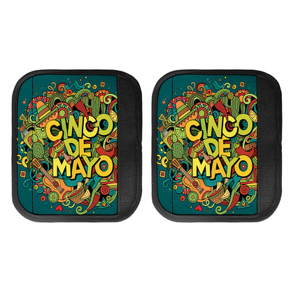 Colorful Cinco de Mayo Print Handle Covers