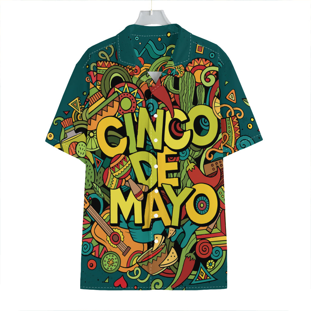 Colorful Cinco de Mayo Print Hawaiian Shirt