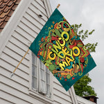 Colorful Cinco de Mayo Print House Flag