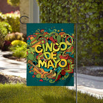 Colorful Cinco de Mayo Print House Flag