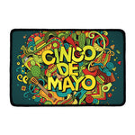 Colorful Cinco de Mayo Print Kitchen Mat