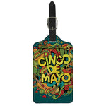 Colorful Cinco de Mayo Print Luggage Tag