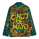 Colorful Cinco de Mayo Print Men's Blazer