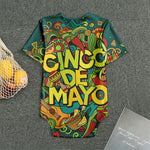 Colorful Cinco de Mayo Print Men's Bodysuit