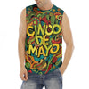 Colorful Cinco de Mayo Print Men's Fitness Tank Top