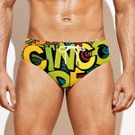 Colorful Cinco de Mayo Print Men's Swim Briefs